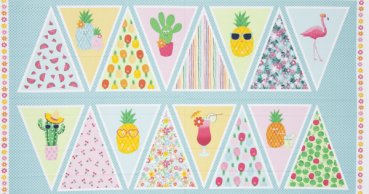Panel 60 x 110 cm, Fruchtige Freunde