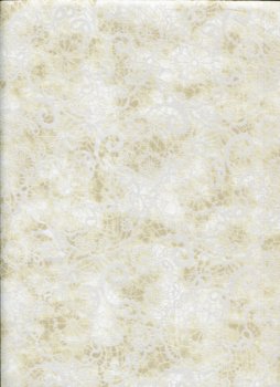 Irisierendes Ornamentmuster auf Braun-beige-creme