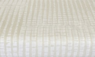 Batik, Streifen und Kästchen, creme-wollweiß