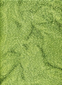 Batik, Hellgrüne Punkte auf Grün verschwommen