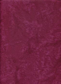 Batik, Rubinrot verwischt