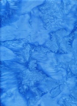 Batik, Mittelblau verwischt