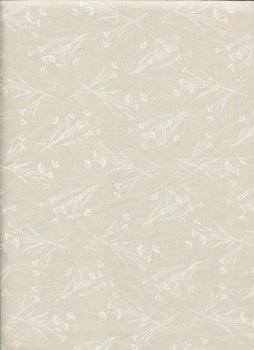 Patchworkversand Handarbeitshaus Gröbern - Rückseitenstoff 274 cm, Zahnräder,  beige, braun, grau auf Schwarz