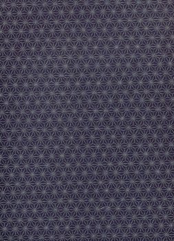 Japanisches Stern-Mosaik auf Indigoblau
