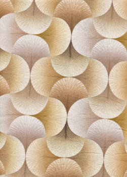 Rückseitenstoff 274 cm, Clamshell-Muster in beige
