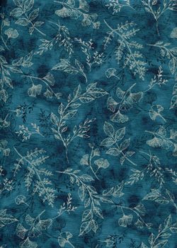 Silberne Zweige auf Teal