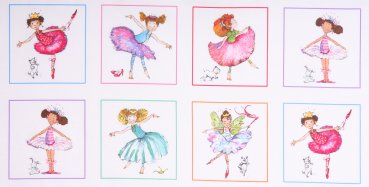 Panel 30 x 110 cm, Tanzende Ballerinas