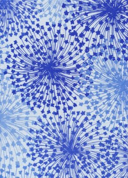 Rückseitenstoff 274 cm / 108 Inch, Pusteblumentraum blau