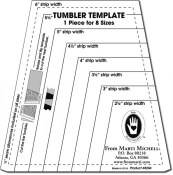 Zuschneideschablone Tumbler
