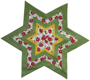 Weihnachtsstern-Mitteldecke 80 cm