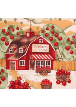Panel 60 x 110 cm, Apfelfarm
