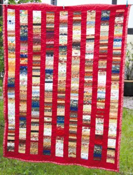 Stoff Abo Streifen Quilt