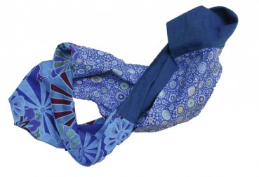 Loop-Schal - blau/türkis