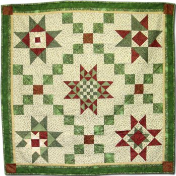 Quilt - 5 Weihnachts-Ohiosterne