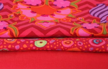 Loop-Schal - pink/rot