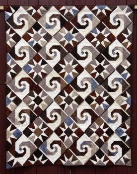 Quilt - Stern-Spiralen