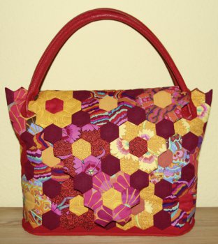 Hexagon-Tasche - Kaffe Fassett