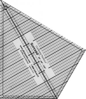 Dreiecklineal Super 60, inch
