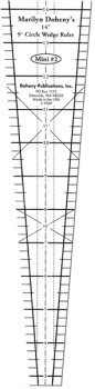 9° Circle Wedge Ruler - 14 inch