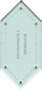 Zuschneideschablone Elongated Hexagon