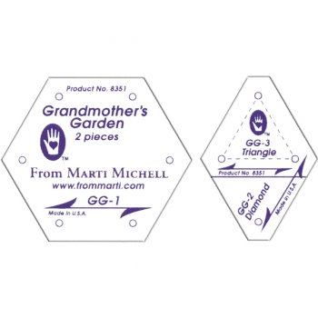 Zuschneideschablone Grandmothers Garden - 1 Inch