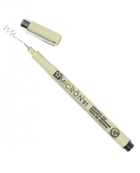 Pigma Micron Stift - schwarz, 0,25 mm