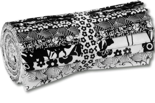 Rollimopsi 6 1/2 Inch, Schwarz-Weiß