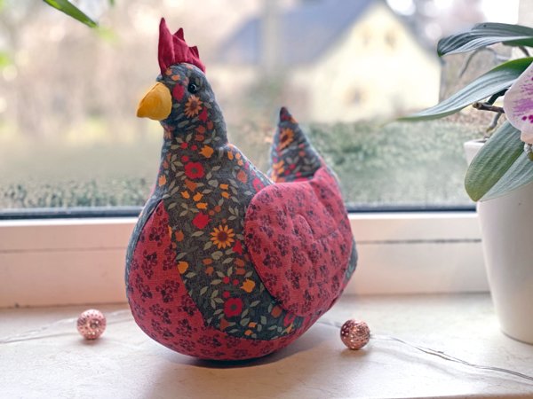 Huhn mit Flügel - Elfriede