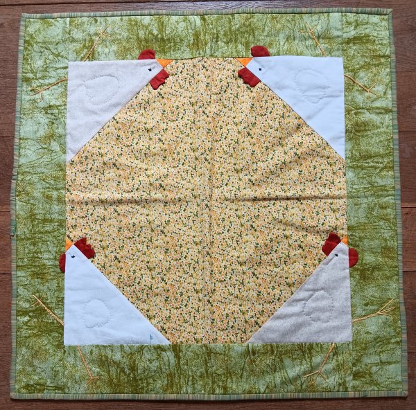 Ausstellungsstück Rennende Hühner