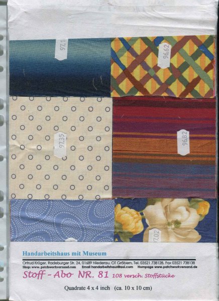 Stoff-Abo-Ausgabe 81