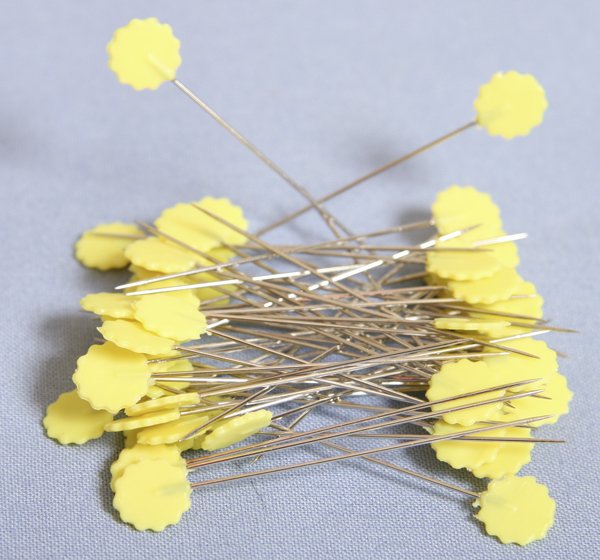 50 Blumenkopf-Stecknadeln