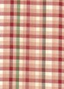 Baumwollstoff wollweiß-rotes