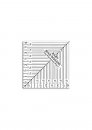 Quadratlineal Baby Bias Square - 4 inch