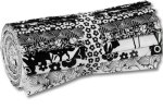 Rollimopsi 6 1/2 Inch, Schwarz-Weiß
