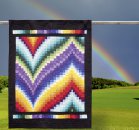Quilt - Regenbogen-Bargello