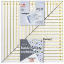 Quadratlineal 20 cm