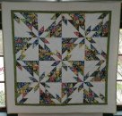 Ausstellungsstück Blumensterndecke