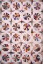 Ausstellungsstück Dresdenteller Sternendecke - bunt