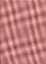 Durchgewebter Stoff, 160 cm breit, rote Karos auf beige
