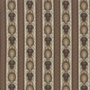 Bordüre, Nostalgisch-floral, braun-beige