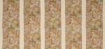 Bordüre, Jugendstilblumen, -ranken und -blätter mit Eule, eher braun-beige