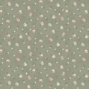 Kleine Rosen auf Hellgrün