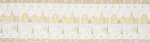Panel 30 x 110 cm, Dorf mit Rentieren, beige-grau-gold